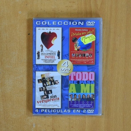 DULCEMENTE INFIEL / MOLA SER JEFE / SIN VERGUENZA / TODO ME PASA A MI - DVD