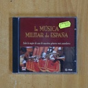 VARIOS - LA MUSICA MILITAR DE ESPAÑA - CD