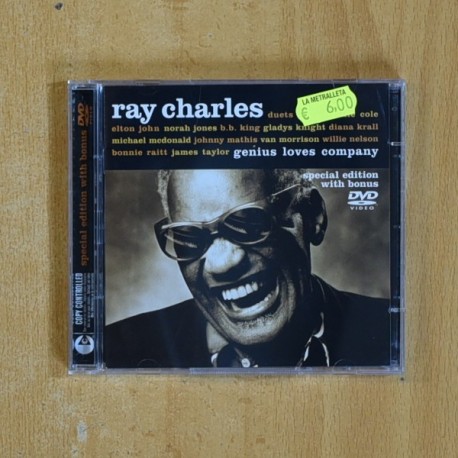 RAY CHARLES - GENIUS LOVES COMPANY - CD