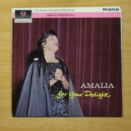 [1022734] AMALIA RODRIGUES - FOR YOUR DELIGHT - LP