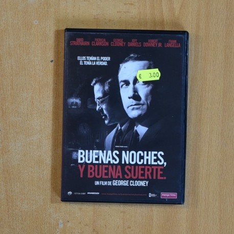 UENAS NOCHES Y BUENA SUERTE - DVD