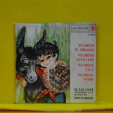 [112897] LA SALLAGO - VILLANCICO DE SANLUCAR + 3 - EP