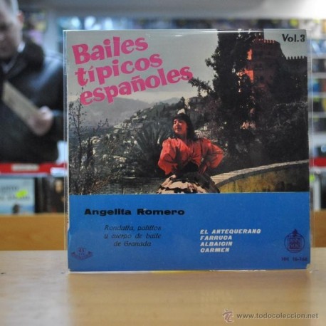[102121] ANGELITA ROMERO - BAILES TIPICOS ESPAÑOLES - EP