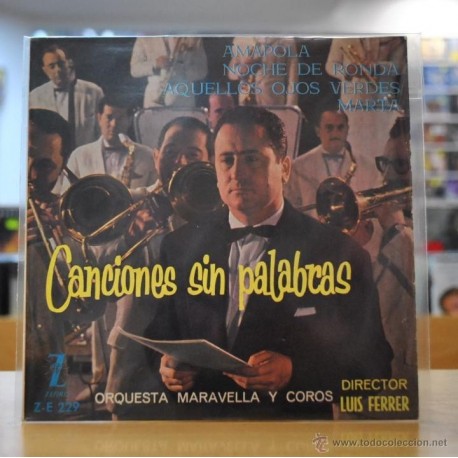 [110622] ORQUESTA MARAVELLA - CANCIONES SIN PALABRAS - AMAPOLA + 3 - EP