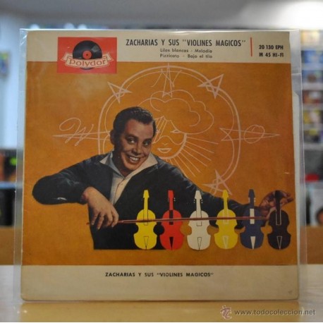 ZACHARIAS Y SUS VIOLINES MAGICOS - LILAS BLANCAS + 3 - EP