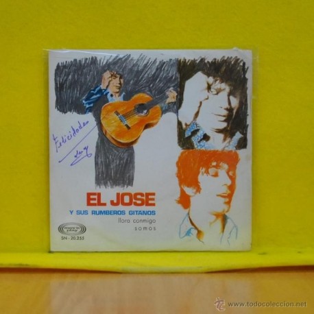 [112855] EL JOSE Y SUS RUMBEROS GITANOS - LLORA CONMIGO - SINGLE
