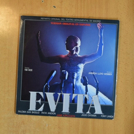 [387945] ANDREW LLOYD WEBBER - EVITA - GATEFOLD 2 LP + LIBRETO