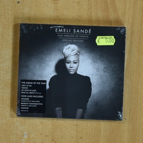 EMELI SANDE - OUR VERSION OF EVENTS - CD