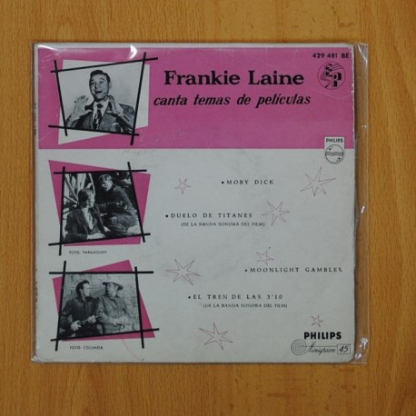 [135270] FRANKIE LAINE - CANTA TEMAS DE PELICULAS - VINILO ROSA - EP