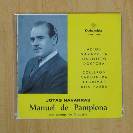MANUEL DE PAMPLONA - ADIOS + 7 - EP [DISCO DE VINILO]