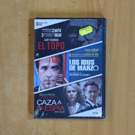 EL TOPO / LOS IDUS DE MARZO / CAZA A LA ESPIA - DVD