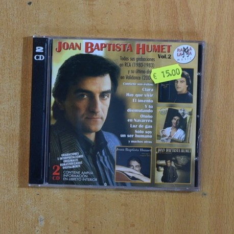 JOAN BAPTISTA HUMET - TODAS SUS GRABACIONES EN RCA Y SU ULTIMO DISCO EN VALIDANCE VOL 2 - CD