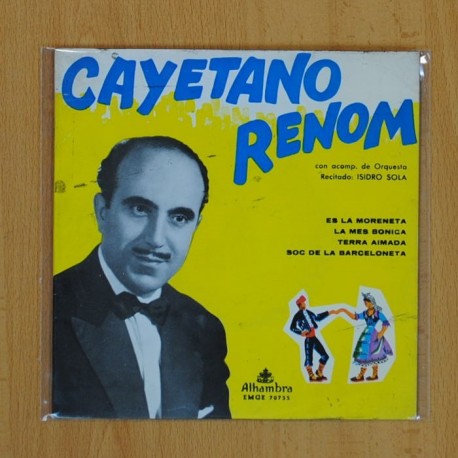 [192343] CAYETANO RENOM - ES LA MORENETA + 3 - EP