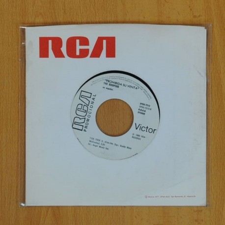THE BOOPERS - TICK TOCK / MAS DAME MAS AMOR - SINGLE