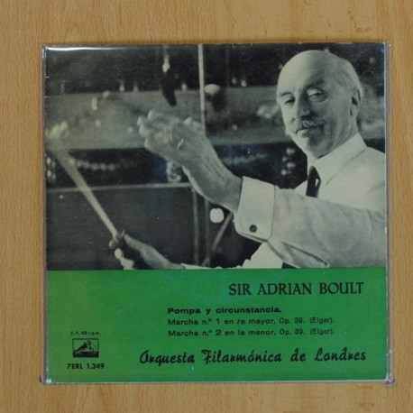 [195964] SIR ADRIAN BOULT - POMPA Y CIRCUNSTANCIA MARCHA N 1 / N 2 - SINGLE