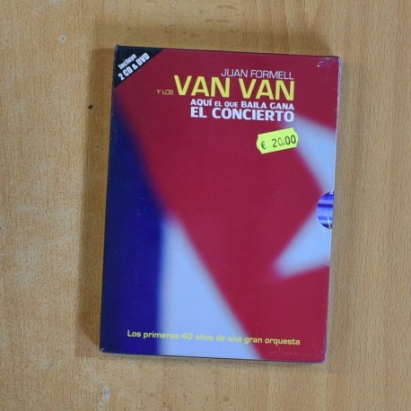 JUAN FORMELL Y LOS VAN VAN - AQUI EL QUE BAILA GANA EL CONCIERTO - CD + DVD