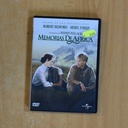 MEMORIAS DE AFRICA - DVD