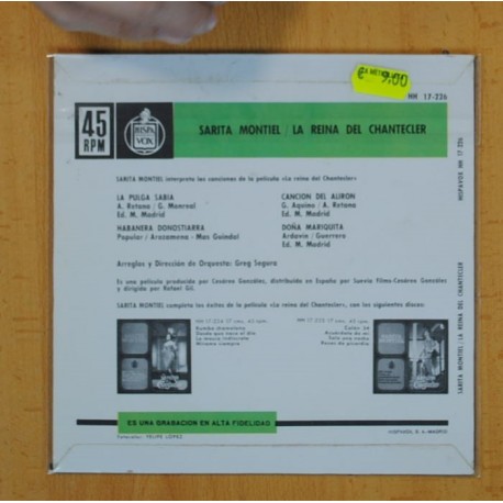 GRACIA DE TRIANA - FLAMENCOS DE ESPAÑA - SINGLE