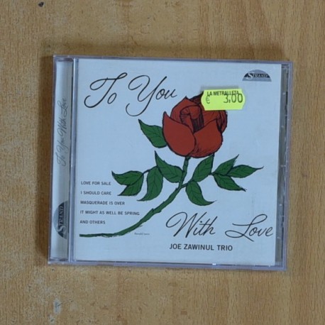 ZOE ZAWINUL TRIO - YO YOU WITH LOVE - CD