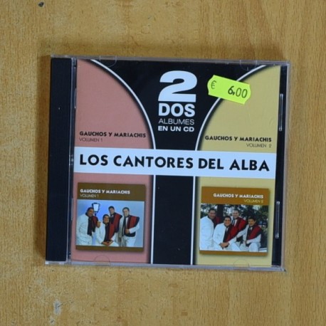 LOS CANTORES DEL ALBA - GAUCHOS Y MARIACHIS VOLUMEN 1 Y 2 - CD
