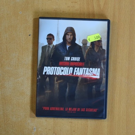 MISION IMPOSIBLE PROTOCOLO FANTASMA - DVD