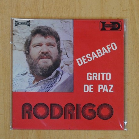 [200029] RODRIGO - DESABAFO / GRITO DE PAZ - SINGLE