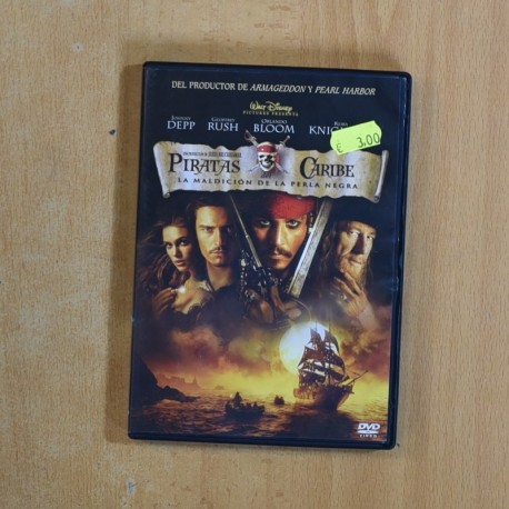 PIRATAS DEL CARIBE LA MALDICION DE LA PERLA NEGRA - DVD