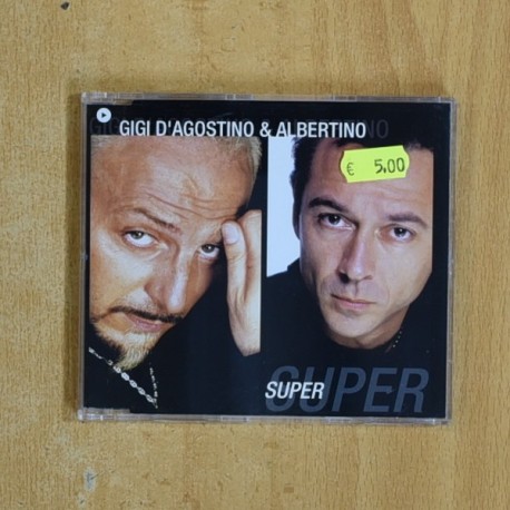 GIGI D AGOSTINO & ALBERTINO - SUPER - CD SINGLE