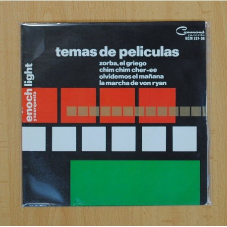 ENOCH LIGHT - TEMAS DE PELICULAS - ZORBA EL GRIEGO + 3 - EP