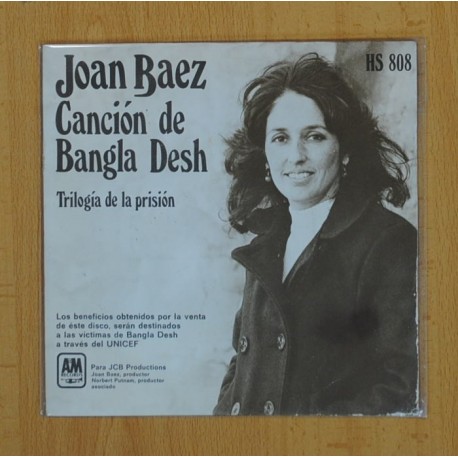 [201501] JOAN BAEZ - CANCION DE BANGLA DESH / TRILOGIA DE LA PRISION - SINGLE