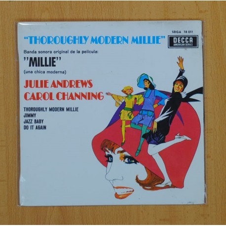 JULIE ANDREWS & CAROL CHANNING - MILLIE B.S.O. - THROUGHLY MODERN MILLIE + 3 - EP