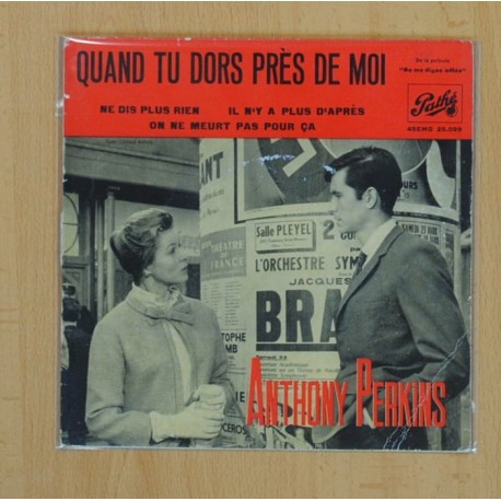 [202486] ANTHONY PERKINS - QUAND TU DORS PRES DE MOI + 3 - EP