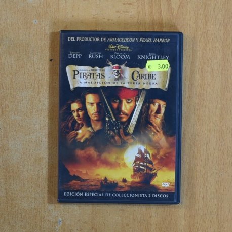 PIRATAS DEL CARIBE LA MALDICION DE LA PERLA NEGRA - DVD