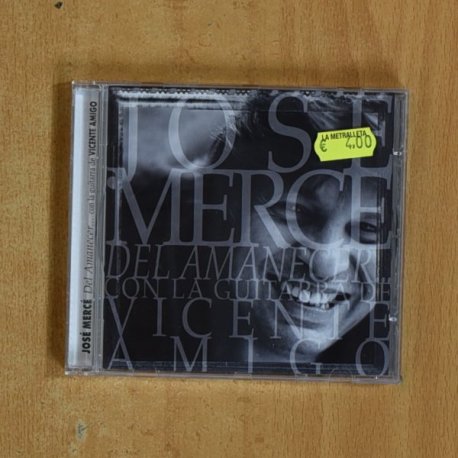JOSE MERCE - DEL AMANECER CON LA GUITARRA DE VICENTE AMIGO - CD