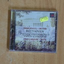 BEETHOVEN - PIANO CONCERTO NO 5 / VIOLIN CONCERTO - CD