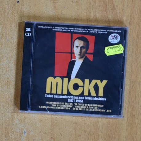 MICKY - TODAS SUS PRODUCCIONES CON FERNANDO ARBEX - CD