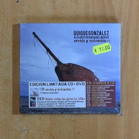 QUIQUE GONZALEZ & LA ARISTOCRACIA DEL BARRIO - AVERIA Y REDENCION - CD