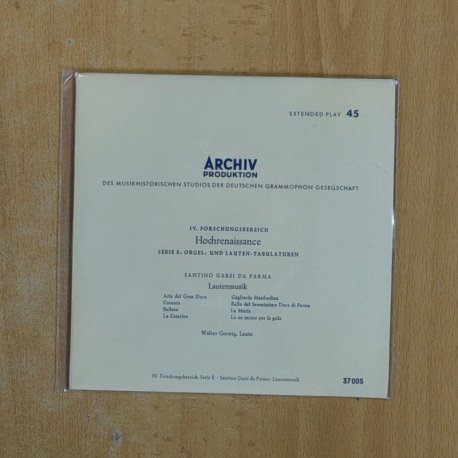 [401937] FORSCHUNGSBEREICH - HOCHRENAISSANCE - EP