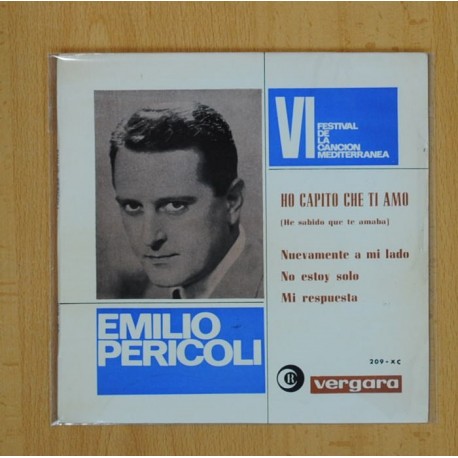 [205944] EMILIO PERICOLI - HO CAPITO CHE TI AMO + 3 - EP