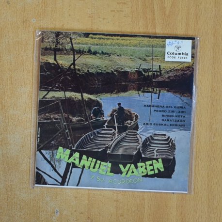 [402016] MANUEL YABEN Y SU ARCODEON - HABANANERA DEL GURIA + 4 - EP