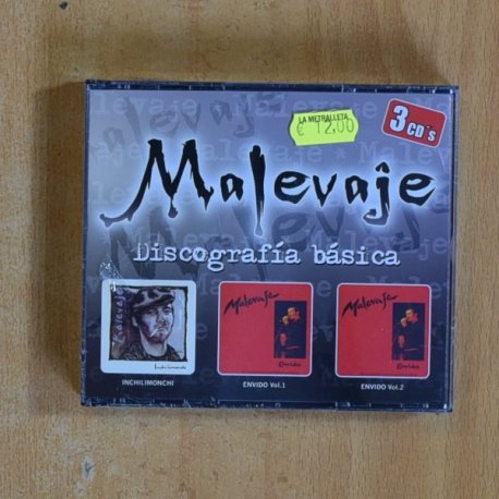 MALEVAJE - DISCOGRAFIA BASICA - CD