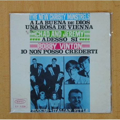 [217483] THE NEW CHRISTY MINSTRELS, CHAD AND JEREMY & BOBBY VINTON - SUCCESS ITALIAN STYLE - EP