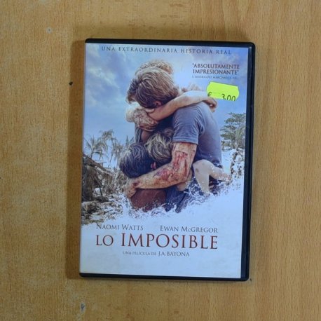 LO IMPOSIBLE - DVD