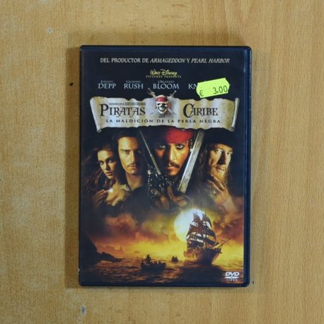 PIRATAS DEL CARIBE LA MALDICION DE LA PERLA NEGRA - DVD