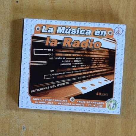 VARIOS - LA MUSICA EN LA RADIO - CD
