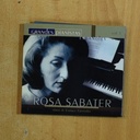 ROSA SABATER - OBRAS DE ENRIQUE GRANADOS - CD