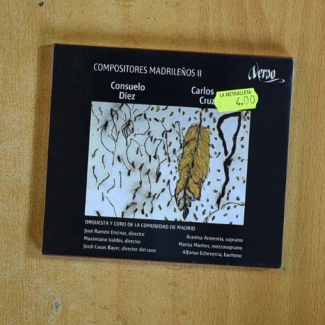 CONSUELO DIEZ / CARLOS CRUZ - COMPOSITORES MADRILEÑOS II - CD