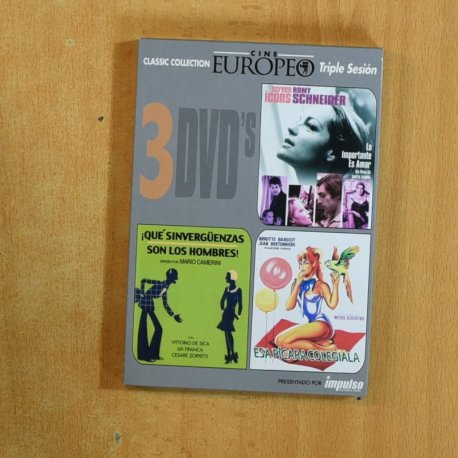 QUE SINVERGUENZAS SON LOS HOMBRES / LO IMPORTANTE ES AMAR / ESA PICARA COLEGIALA - DVD