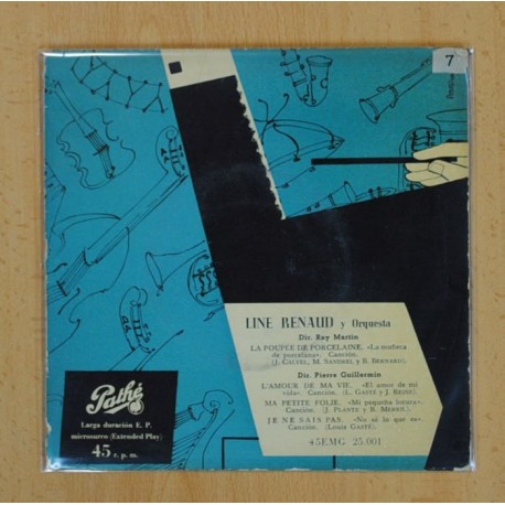 [226884] LINE RENAUD Y SU ORQUESTA - LA POUPEE DE PORCELAINE + 3 - EP