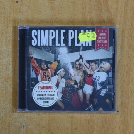SIMPLE PLAN - TAKING ONE FOR THE TEAM - CD
